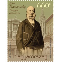 A képen a Podmaniczky Frigyes bélyeg látható