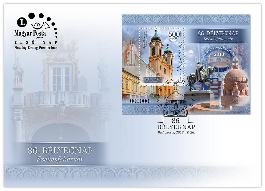 Bélyegnap blokk FDC 2013