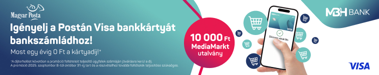 Igényelj a Postán Visa bankkártyát bankszámládhoz! Most egy évig 0 Ft a kártyadíj!
