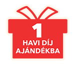 1 havi díj ajándékba