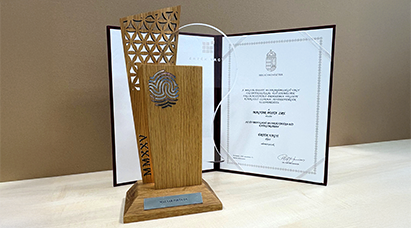 A képen az Érték vagy! díj látható